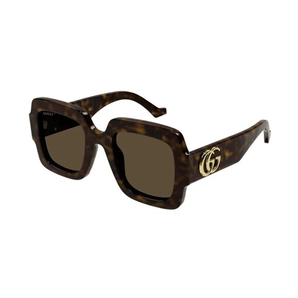 NEW GUCCI SUNGLASSES HAVANA BROWN WOMEN EYEWEAR GUCCI main image 4